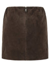 Rotate Birger Christensen Suede Skirt