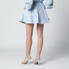 ROTATE Flower mini skirt with floral appliqués in cotton, Plein Air