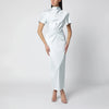 ROTATE Ice Flow ruched midi dress