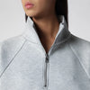 ROTATE Light grey Scuba Half Zip jacket