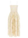 Rotate Birger Christensen Flower Mesh Midi Dress