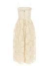 Rotate Birger Christensen Flower Mesh Midi Dress