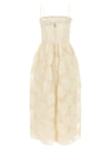 Rotate Birger Christensen Flower Mesh Midi Dress