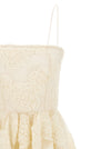 Rotate Birger Christensen Flower Mesh Midi Dress