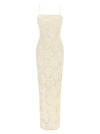 Rotate Birger Christensen Flower Mesh Tube Dress