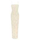 Rotate Birger Christensen Flower Mesh Tube Dress