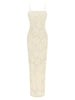 Rotate Birger Christensen Flower Mesh Tube Dress