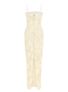 Rotate Birger Christensen Flower Mesh Tube Dress