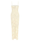 Rotate Birger Christensen Flower Mesh Tube Dress
