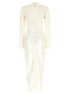 Rotate Birger Christensen Knotted Dress With Flower
