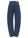 Rotate Birger Christensen Draped Barrel Leg Jeans