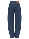 Rotate Birger Christensen Draped Barrel Leg Jeans