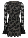Rotate Birger Christensen Flower Mesh Dress