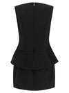 Rotate Birger Christensen Black Pink Dress
