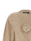 Rotate Birger Christensen 3d Flower Knit Cardigan