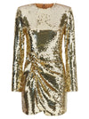 Rotate Birger Christensen Sequins Ls Mini Dress Short Dress