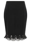 Rotate Birger Christensen Chiffon Flounces Skirt