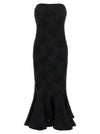 Rotate Birger Christensen Flower Mesh Flounce Dress