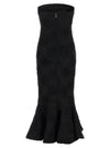Rotate Birger Christensen Flower Mesh Flounce Dress