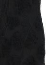 Rotate Birger Christensen Black Flower Mesh Maxi Dress