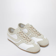  Dries Van Noten White leather and suede sneakers