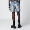 Satisfy PeaceShell 5" shorts in digital denim
