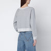 Victoria Beckham Constance sweatshirt in grey mélange