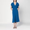 Victoria Beckham Sapphire blue midi dress