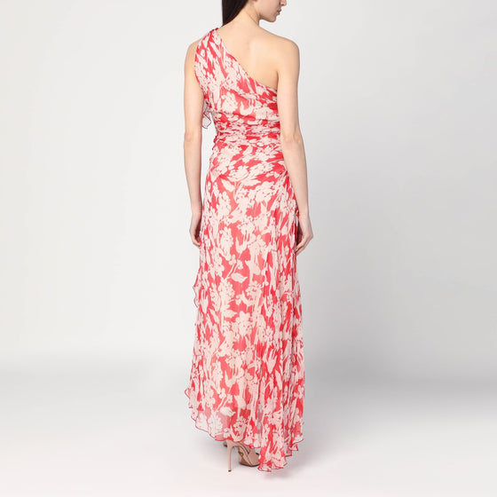 Victoria Beckham One-shoulder draped midi dress