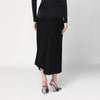Victoria Beckham Black midi skirt with draping