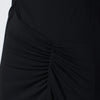 SIMKHAI Ferrera dress in black draped jersey