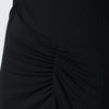 SIMKHAI Ferrera dress in black draped jersey