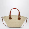 Christian Louboutin Raffia and calf leather Tote bag Cabata small