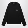 Fear of God Essentials Black long-sleeve T-shirt with logo print