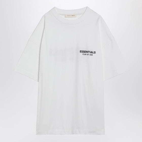Fear of God Essentials White cotton T-shirt with logo