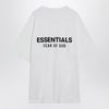 Fear of God Essentials White cotton T-shirt with logo
