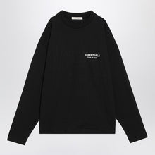  Fear of God Essentials Black cotton sweater with logo