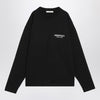 Fear of God Essentials Black cotton sweater with logo