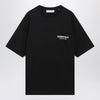 Fear of God Essentials Black washed T-shirt with logo print