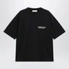 Fear of God Essentials Classic vintage black cotton T-shirt
