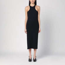  Courreges Courrèges Black ribbed midi dress