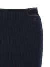 Courreges Loop Rib Knit Skirt