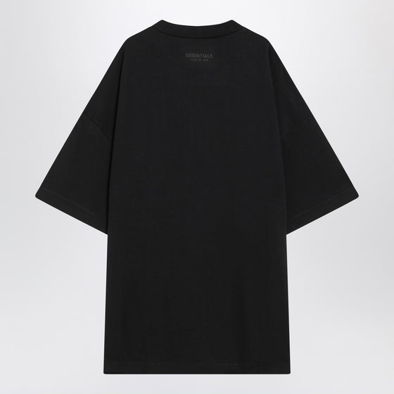 Fear of God Essentials Black cotton T-shirt