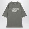 Fear of God Essentials Moss-colored 90’s cotton T-shirt