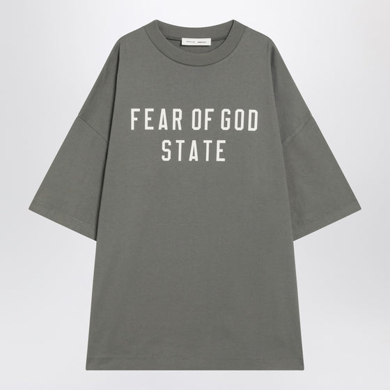 Fear of God Essentials Moss-colored 90’s cotton T-shirt