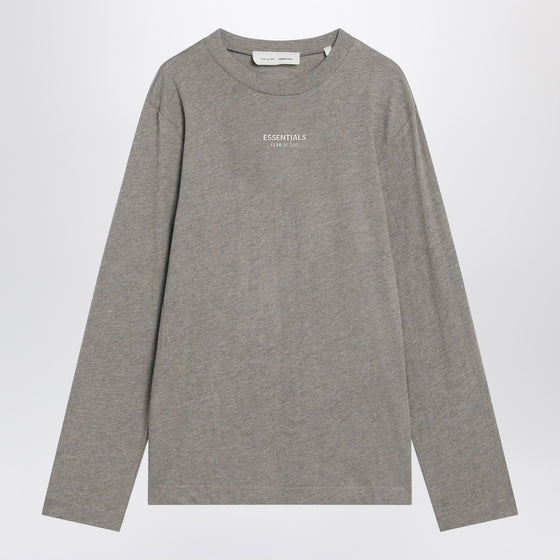 Fear of God Essentials Grey cotton-blend top