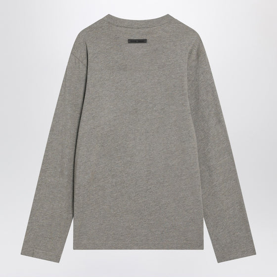 Fear of God Essentials Grey cotton-blend top