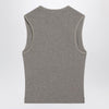 Fear of God Essentials Grey ribbed cotton-blend tank top