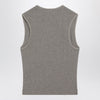 Fear of God Essentials Grey ribbed cotton-blend tank top