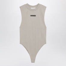  Fear of God Essentials Sleeveless greige cotton-blend bodysuit